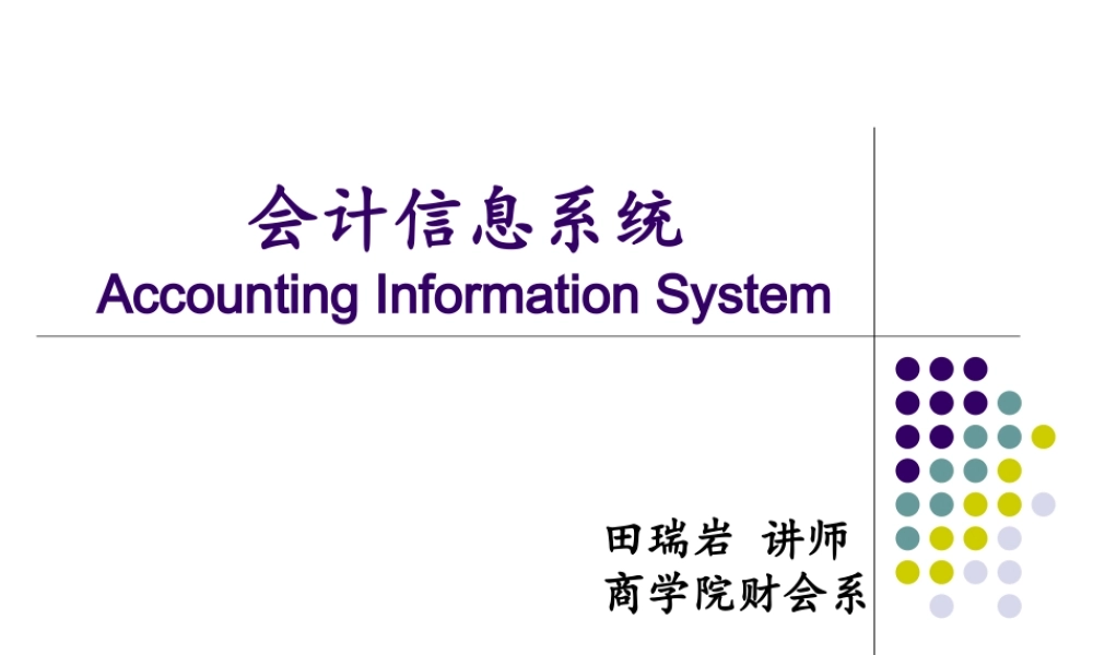 第3章 账务处理与总账子系统(1).ppt