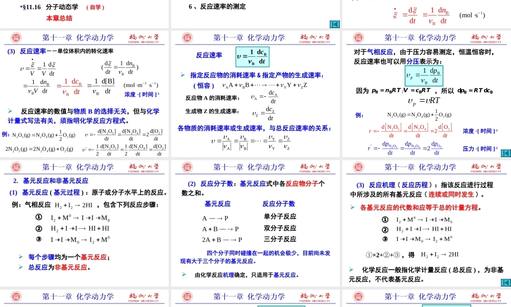 第11章_化学动力学_齐嘉媛.ppt