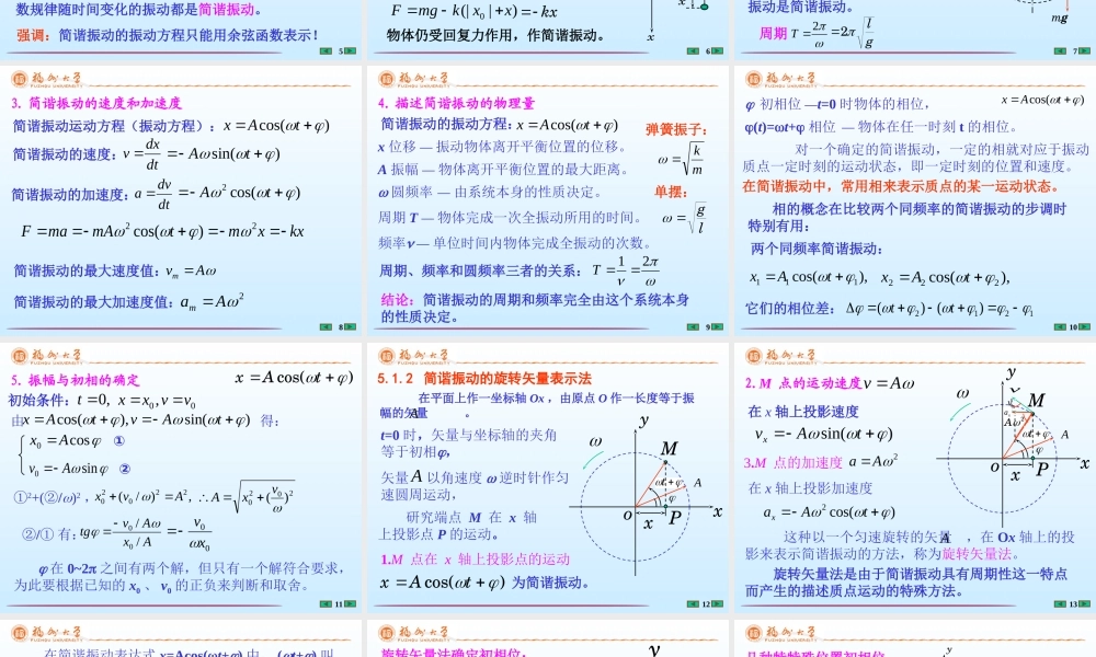第5章 振动和波动(1).ppt