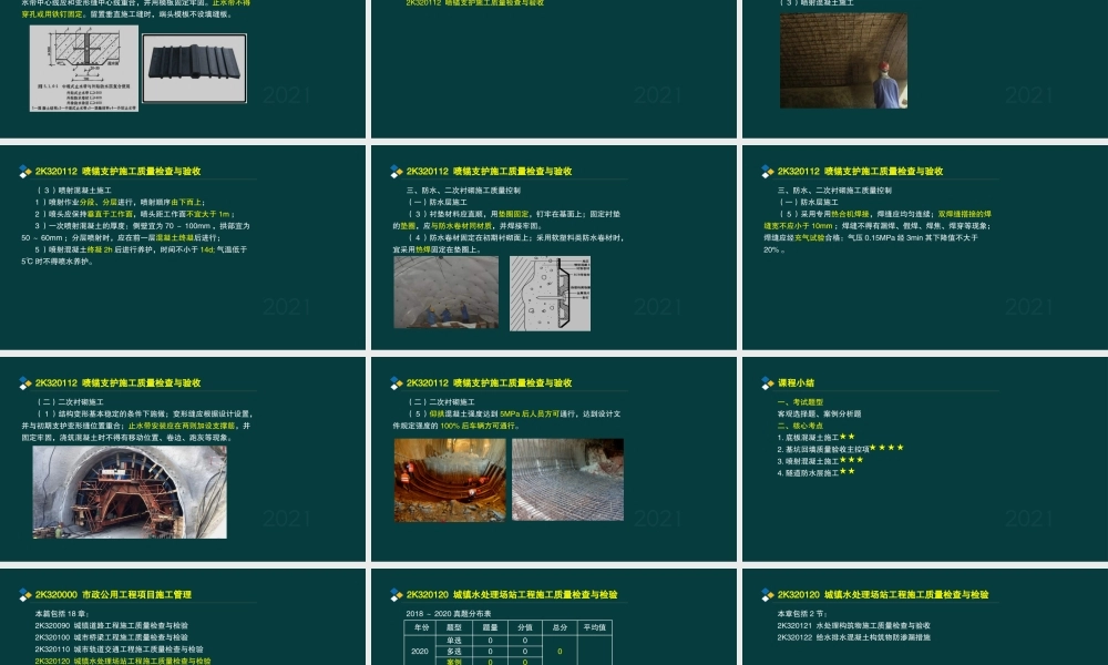 21、2K320000 市政公用工程项目施工管理 3.pptx