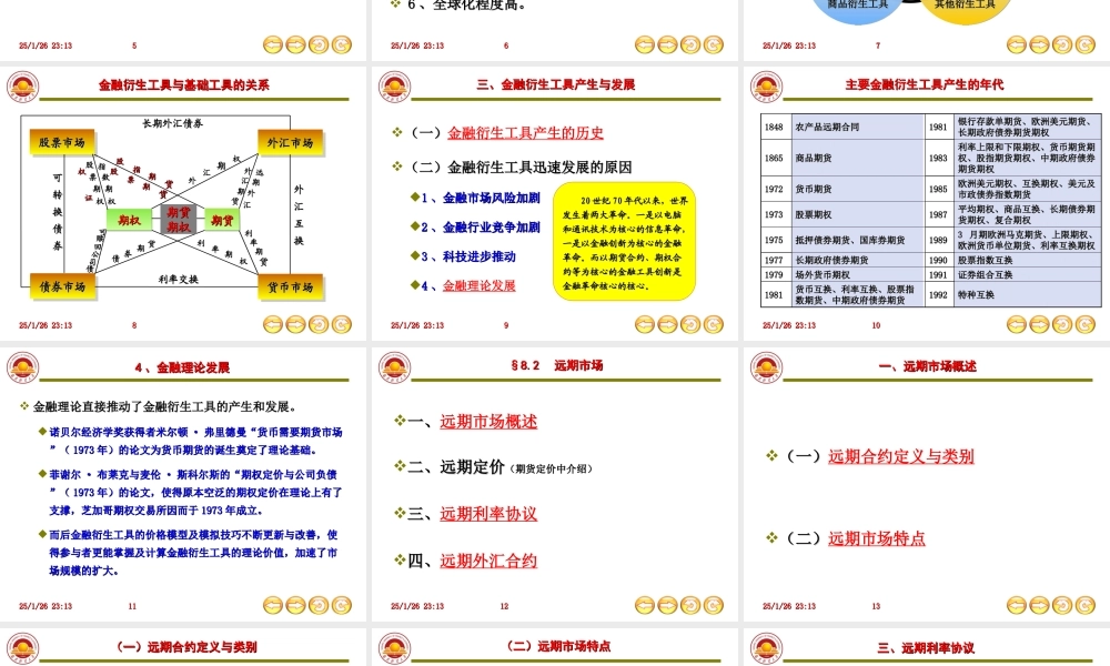 第八章-金融衍生市场.ppt