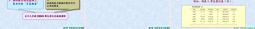 第六章 信息系统与数据库(1).ppt