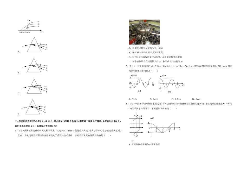 2019年天津市高考物理试卷 .doc_第2页
