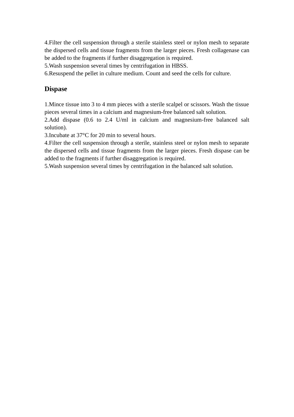Dissociation of Cells from Primary Tissue.doc_第2页
