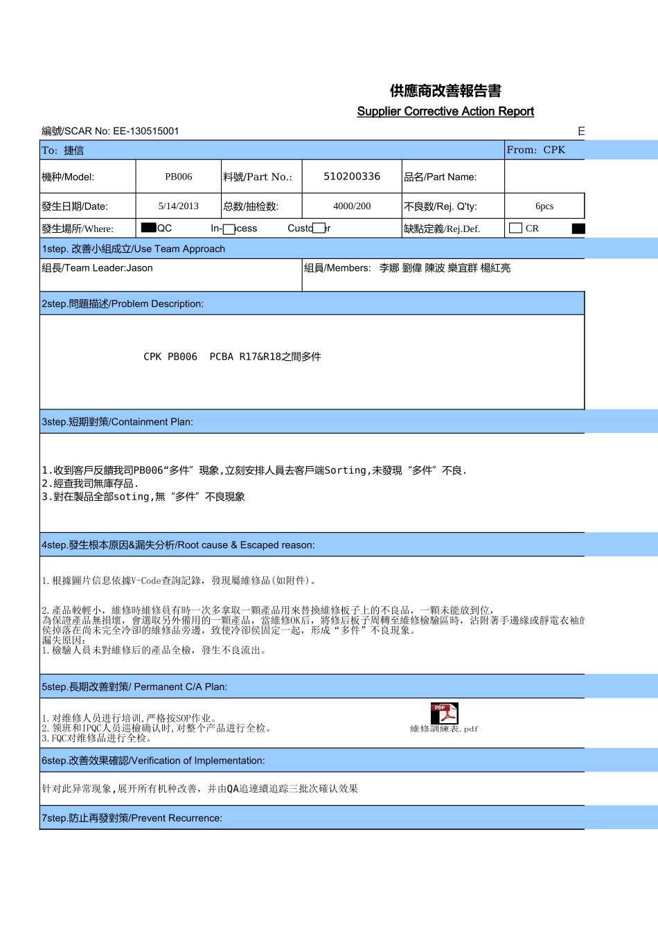 QI-130516001 PB006多件.xls_第1页