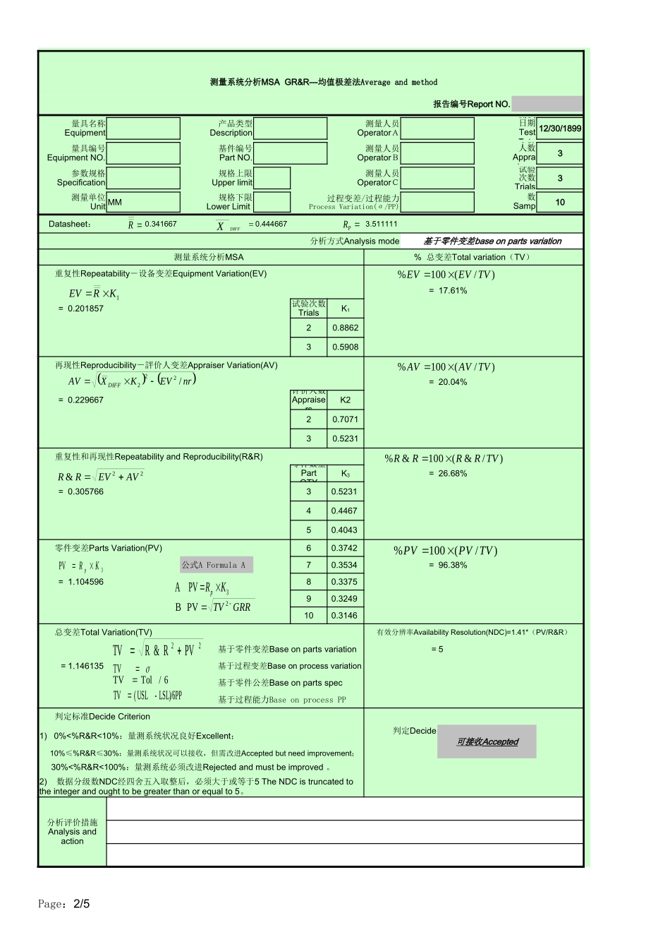 GRR表格MSA第四版.xlsx_第2页