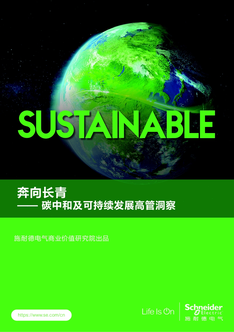 碳中和及可持续发展高管洞察-奔向长青-2023.04-40页-WN5.pdf_第1页