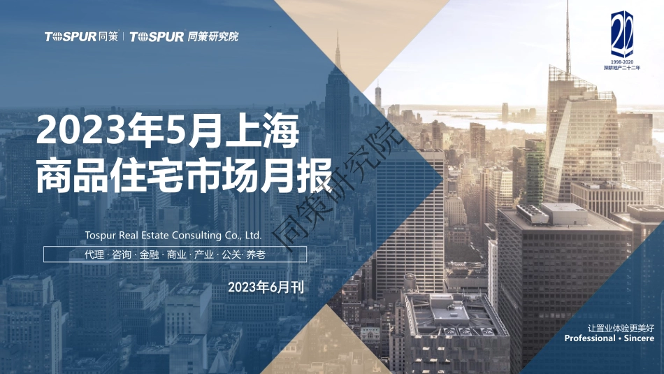 同策研究院-2023年5月上海商品住宅市场月报-2023-WN6.pdf_第1页