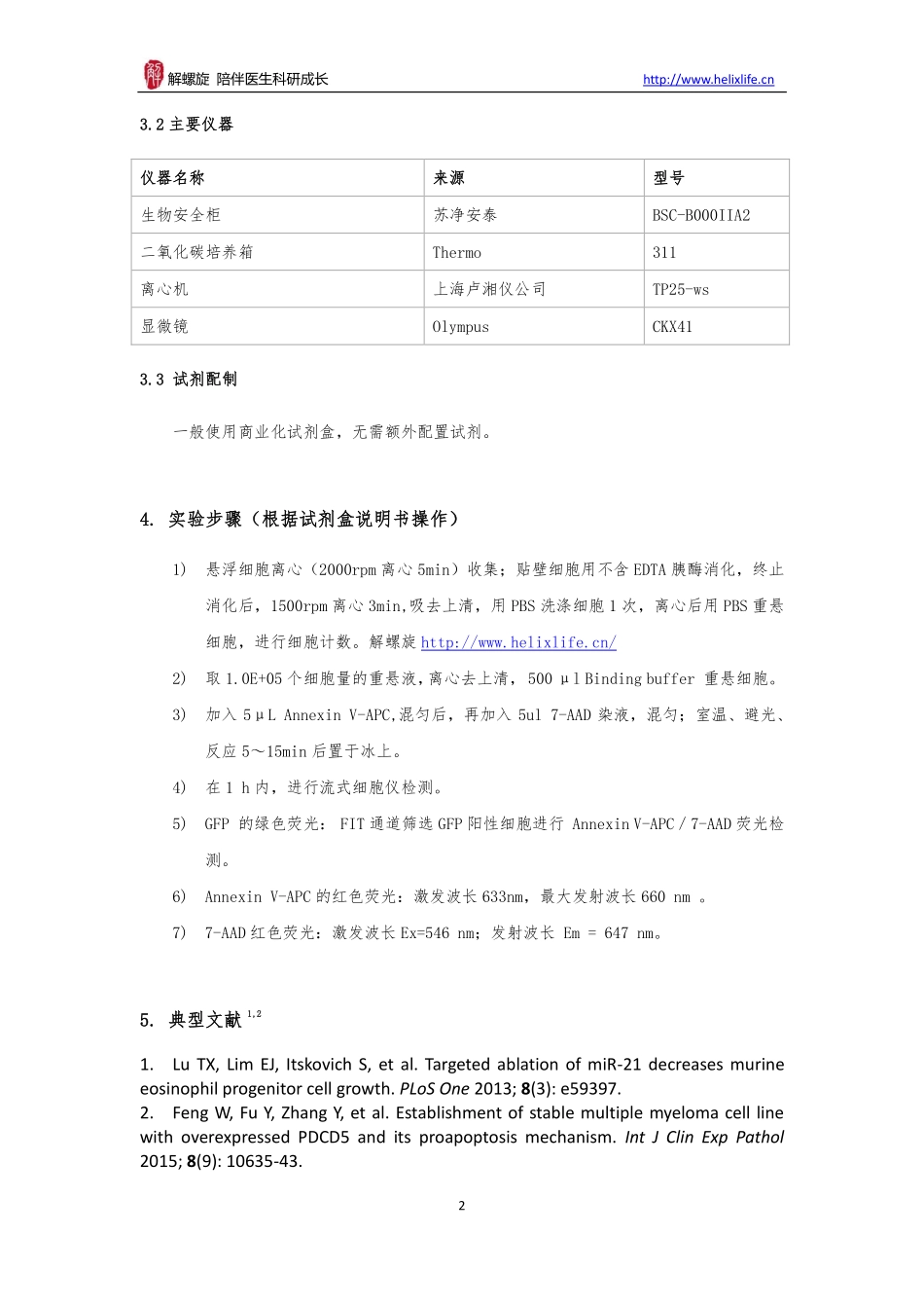 细胞凋亡检测（AnexinV-APC7AAD双染色法）(1).pdf_第2页