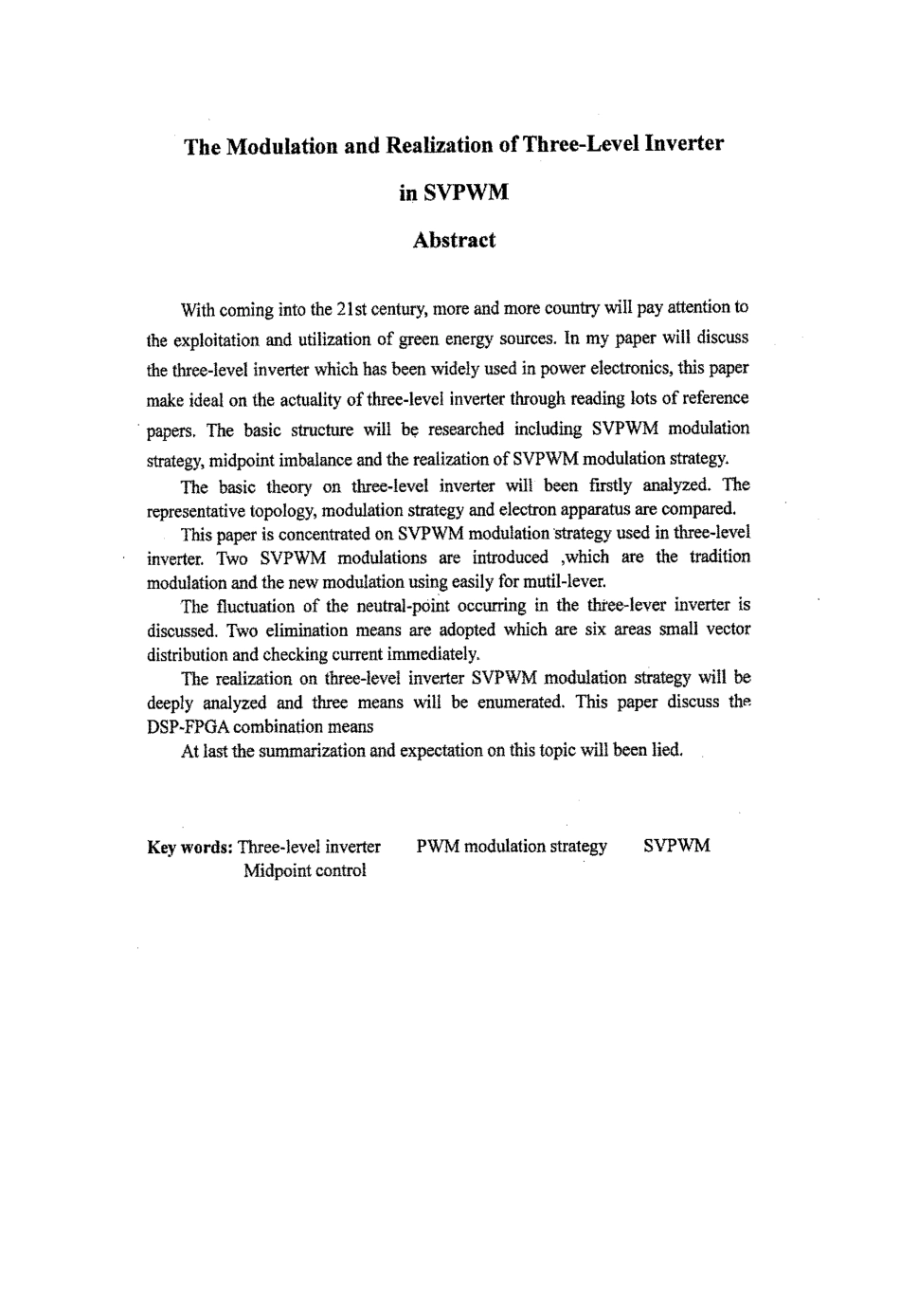 %89电平逆变器空间电压矢量PWM调制及实现.pdf_第3页