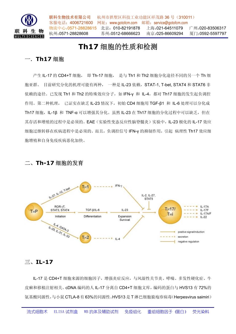 Th17细胞的性质和检测.pdf_第1页