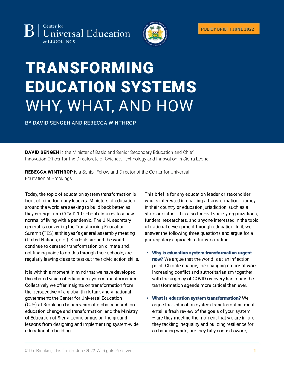 布鲁斯金学会：教育体制转型（EN）-33页-WN5.pdf_第1页