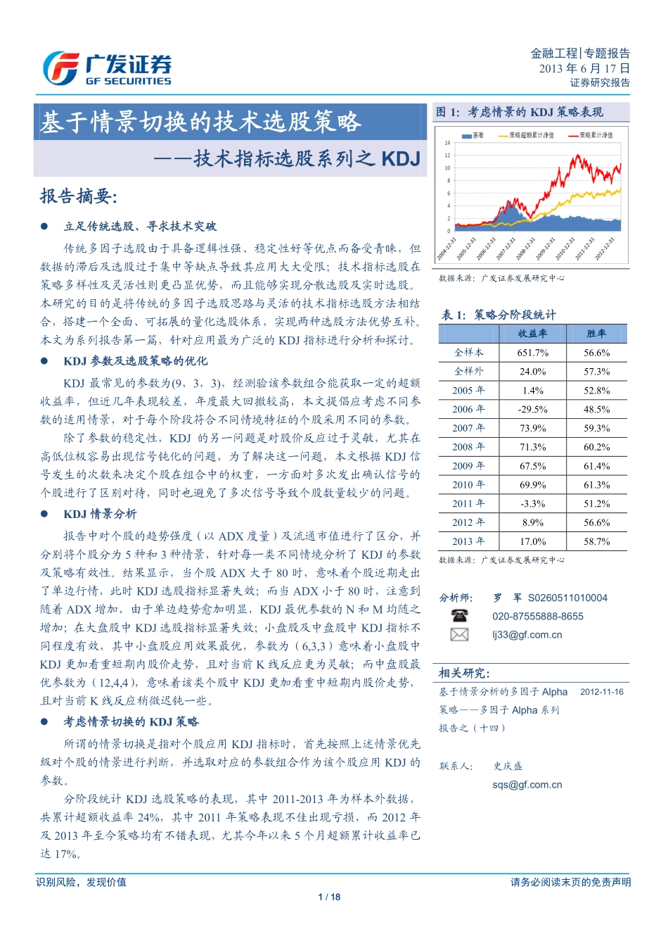 多因子Alpha系列报告之（十六）——基于情景切换的技术选股策略.pdf_第1页