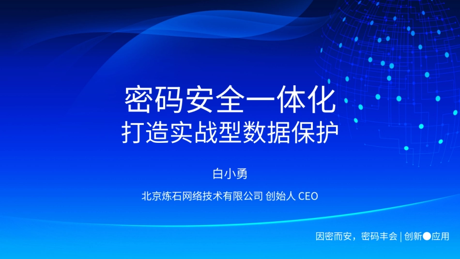 炼石-密码安全一体化打造实战型数据保护V1-WN6.pdf_第1页