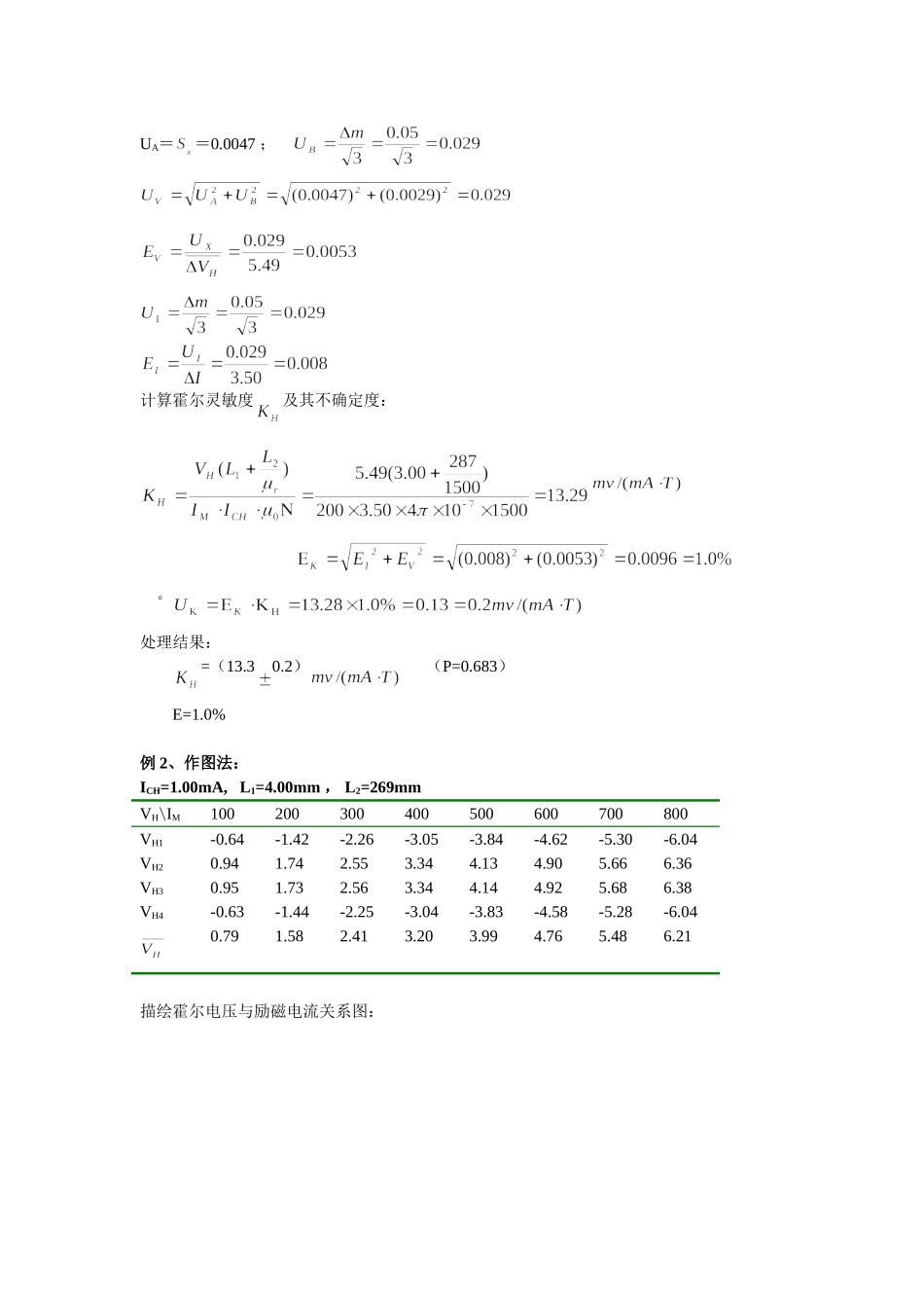 实验14霍尔效应数据处理.doc_第2页