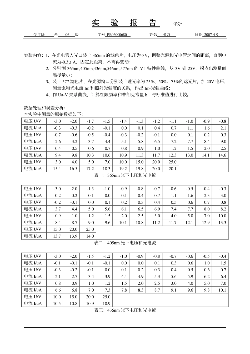 光电效应法测普朗克常量.pdf_第2页
