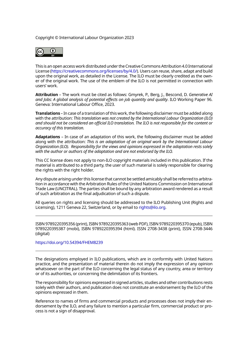 国际劳工组织-ChatGPT等生成式AI能增强就业不会取代岗位（英）-2023-WN9.pdf_第3页