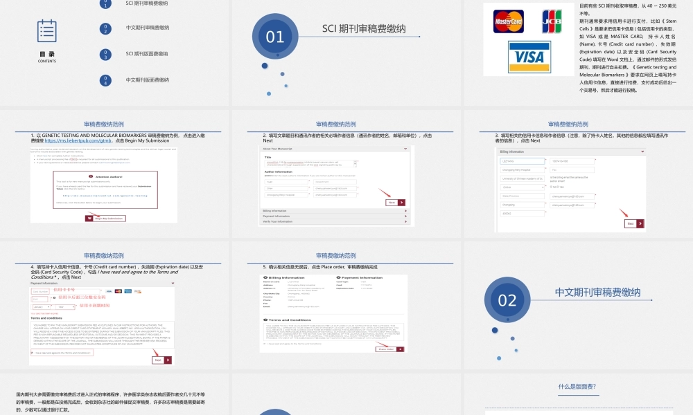 审稿费和版面费的详细缴纳流程.pptx