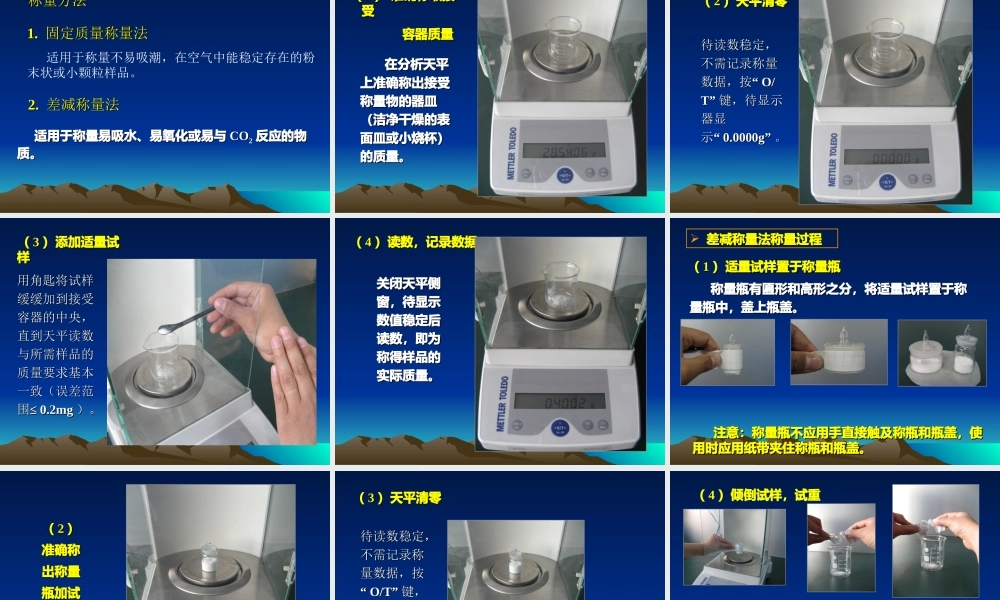 仪器使用培训-电子天平20151021.ppt