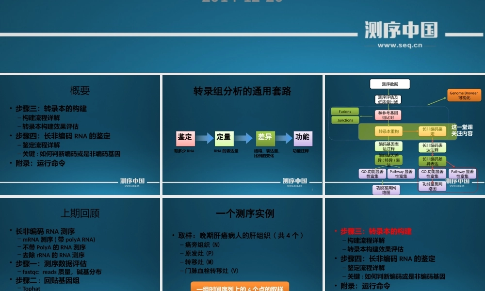 转录组实战讲解之转录本构建和长非编码RNA鉴定(1).pptx