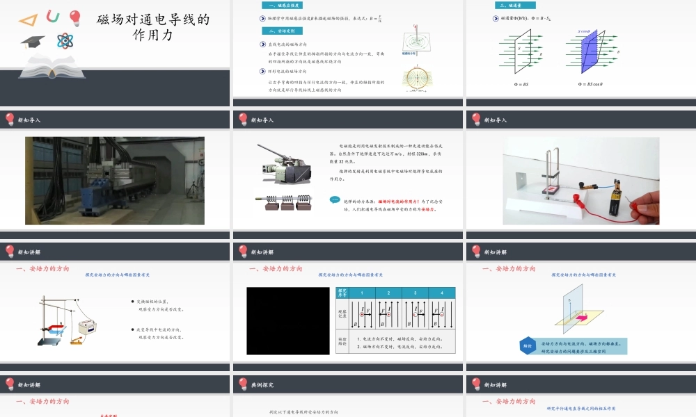 磁场对通电导线的作用力(1).pptx