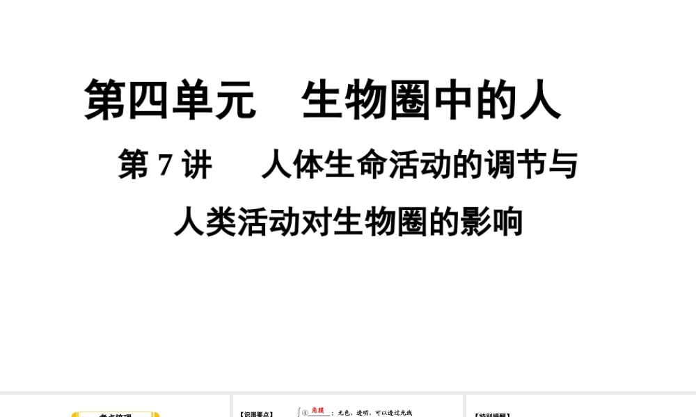 第7讲人体生命活动的调节与人类活动对生物圈的影响ssj改版.ppt