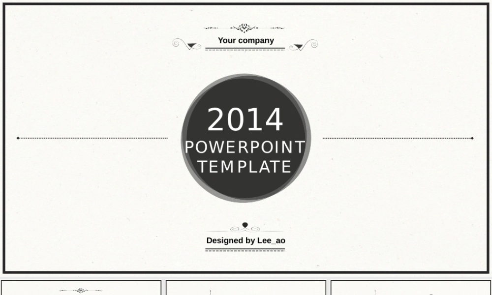 【@PPT精选 推荐P93】素白古典！欧式风格多用PPT模板免费分享@Lee_ao(1).pptx