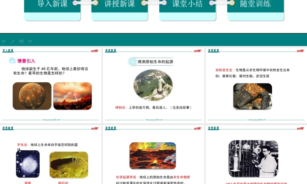 第一节 地球上生命的起源.ppt