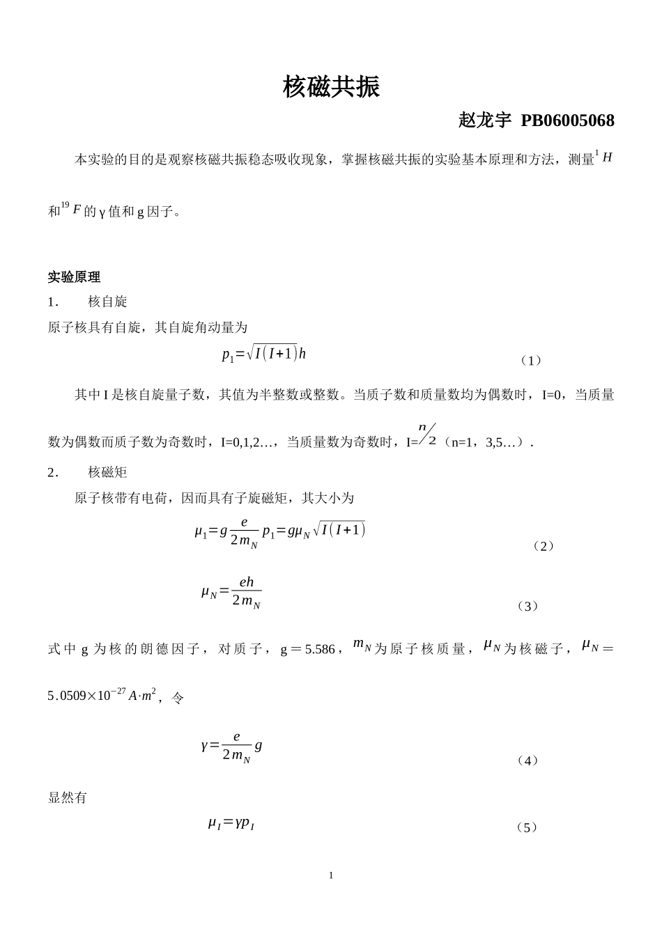 核磁共振.docx_第1页