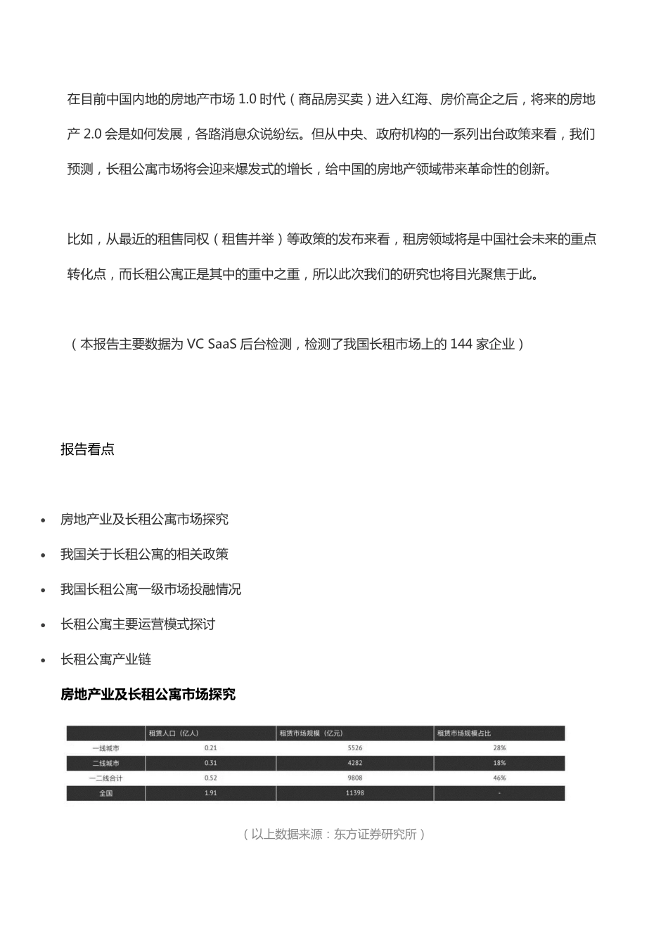 最详细的品牌长租公寓行业数据报告：144家企业进入A轮前企业占近60%.pdf_第2页