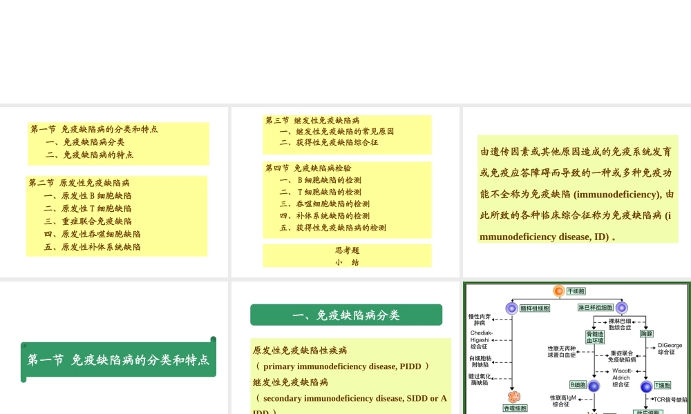第26章免疫缺陷病及其免疫检验(1).ppt
