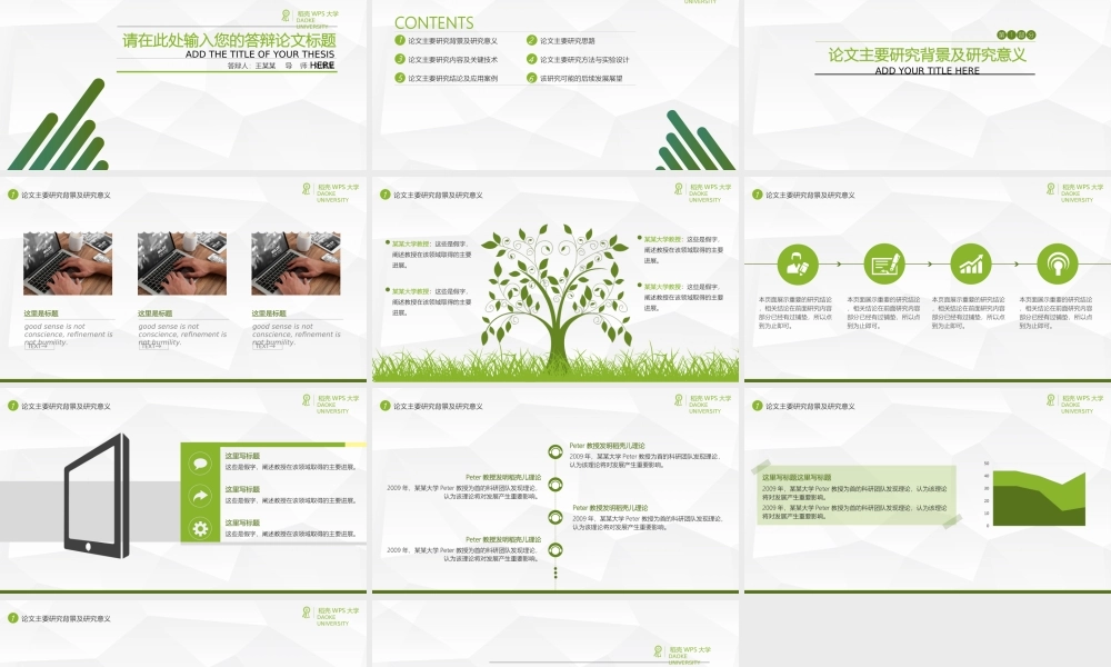 典雅端庄毕业论文答辩模板系列二(1).ppt