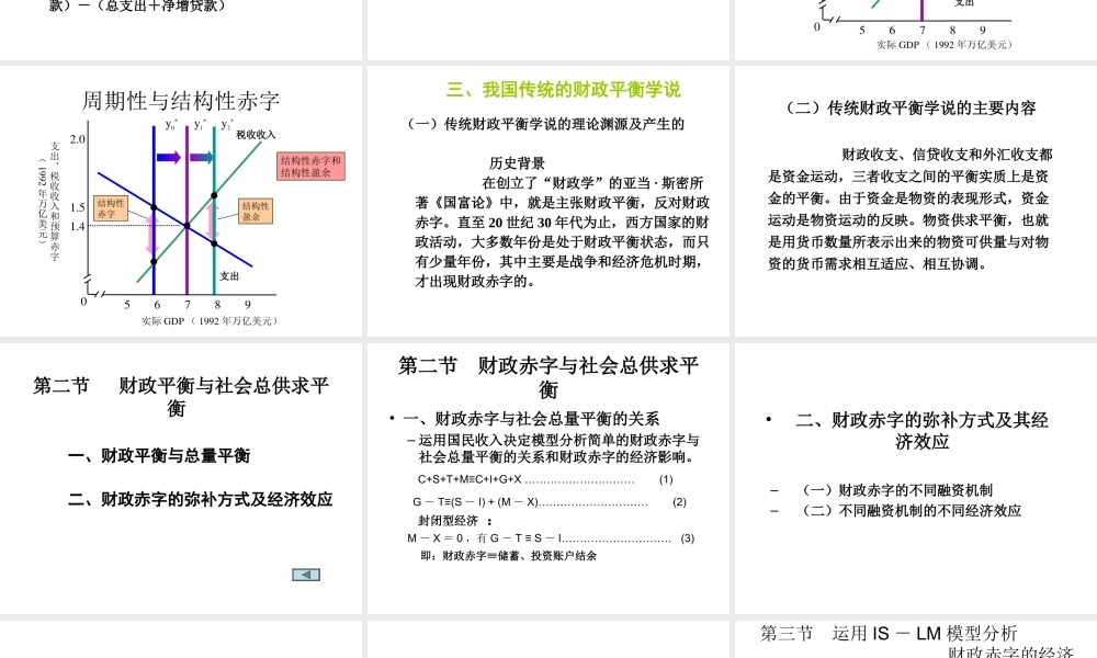 第十三章 财政平衡.ppt