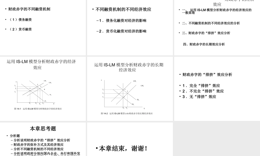 第十三章 财政平衡.ppt