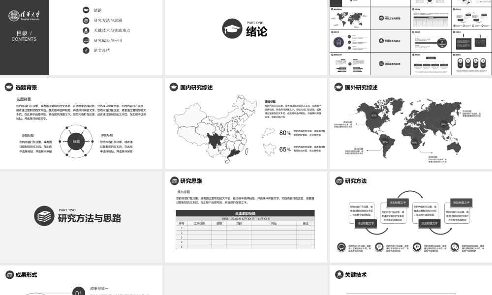 超实用稳重论文答辩模板(1).ppt