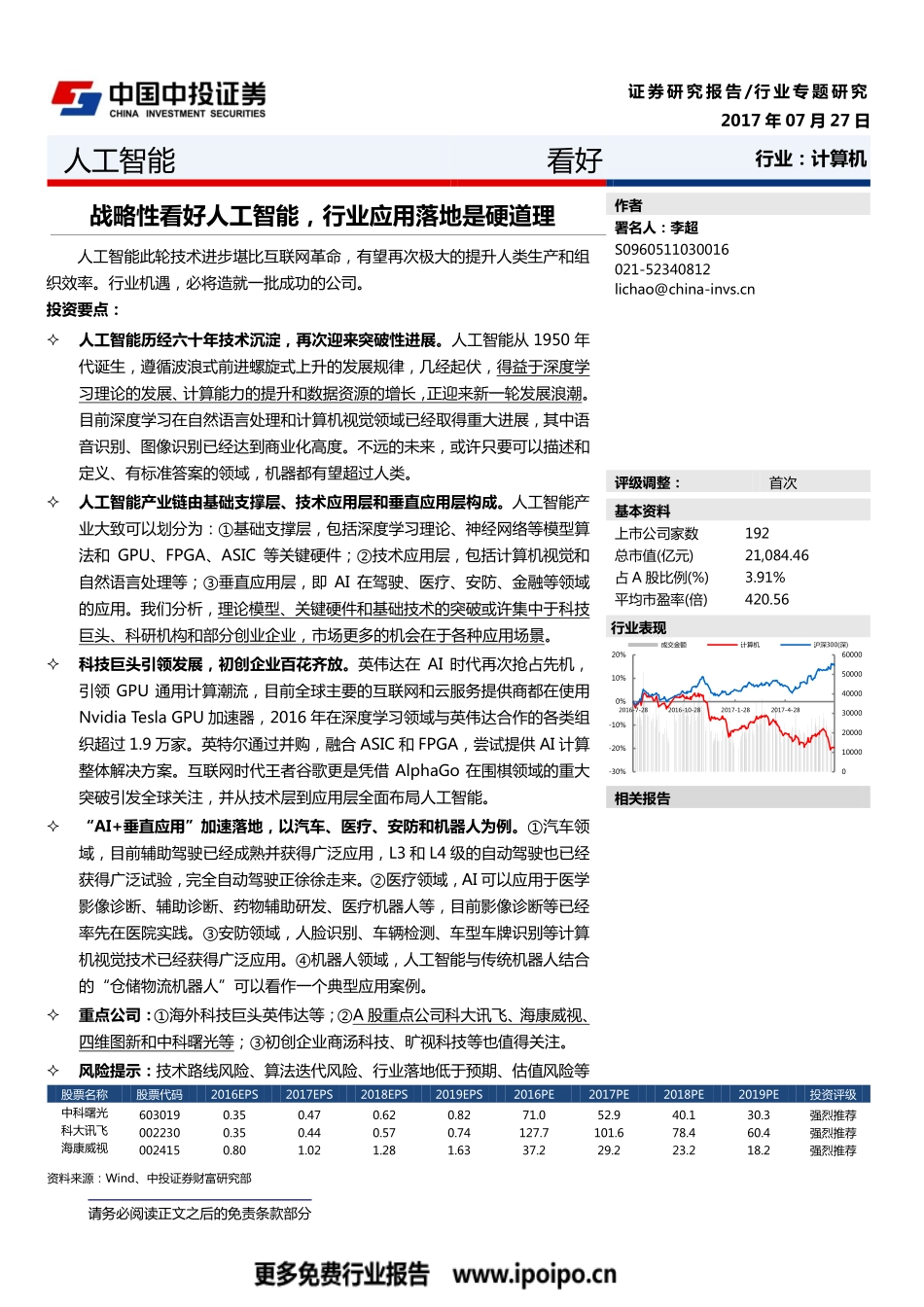 人工智能-行业应用落地是硬道理.pdf_第1页
