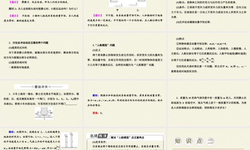 期末测试卷1.6 反冲现象 火箭（38张PPT）.pptx