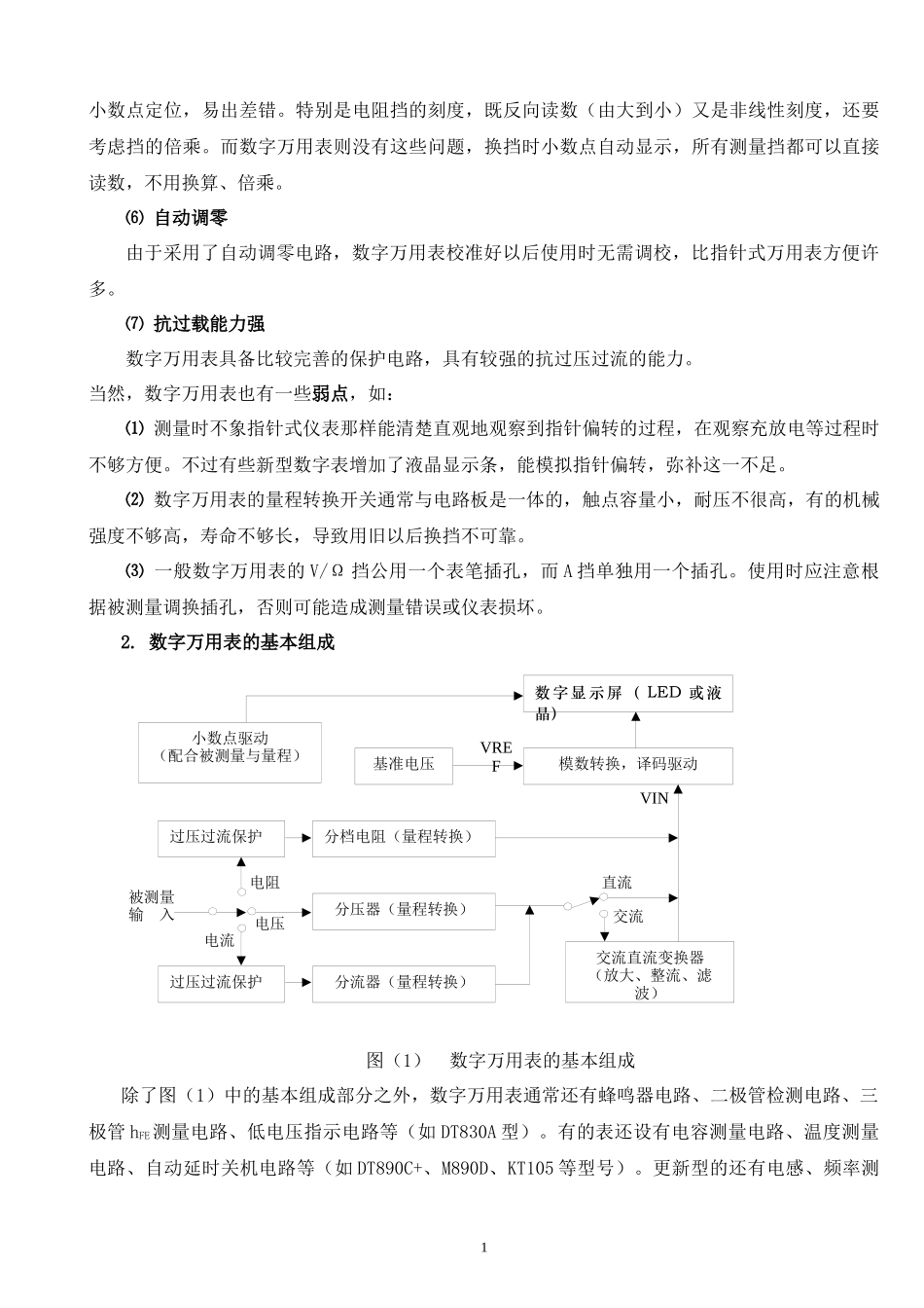 数字万用表设计实验.docx_第2页