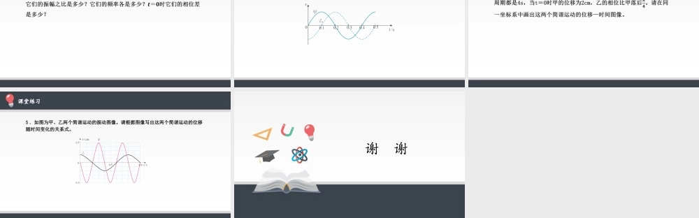 期末测试卷2.2 简谐运动的描述（15张PPT）.pptx