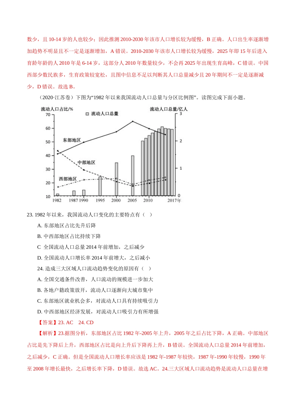 专题08人口（解析版）.doc_第2页