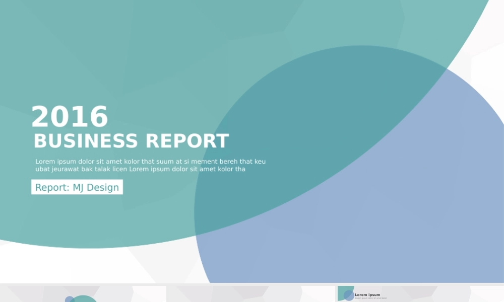 【@PPT精选 推荐P123】性冷淡模板！2016淡雅商务报告免费下载PPT模板@江__sir.pptx