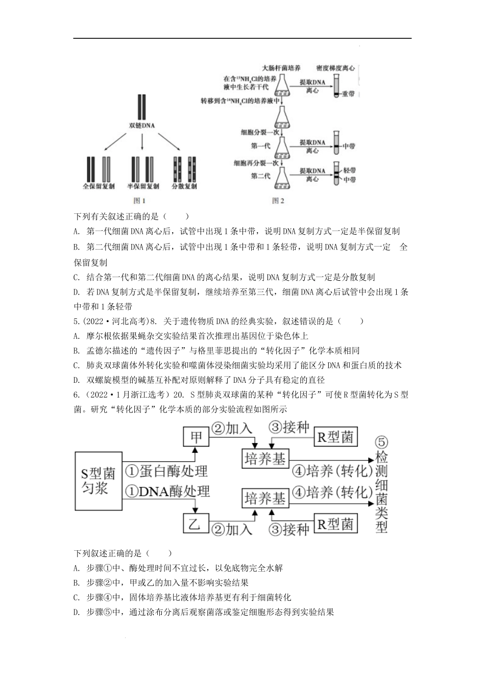 专题09基因的本质（原卷版） .docx_第2页