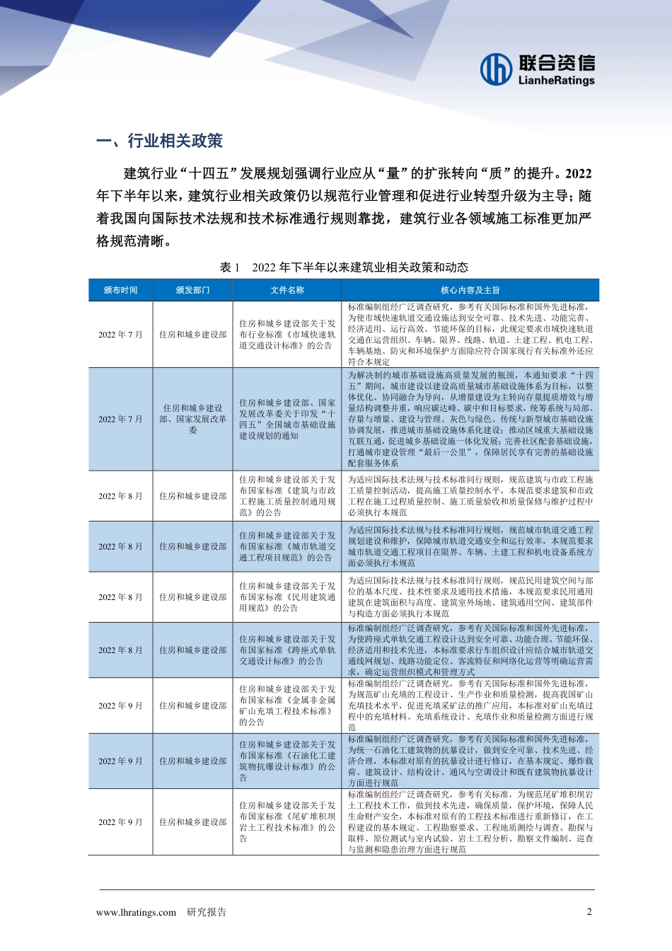 联合资信-建筑施工行业或将维持中低速增长态势行业集中度将持续提升——建筑施工行业研究报告-16页-WN6.pdf_第3页
