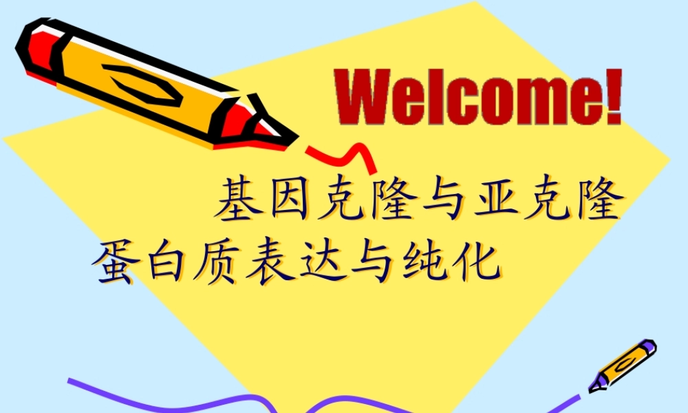 蛋白纯化[公众微信号：bioworlde].ppt