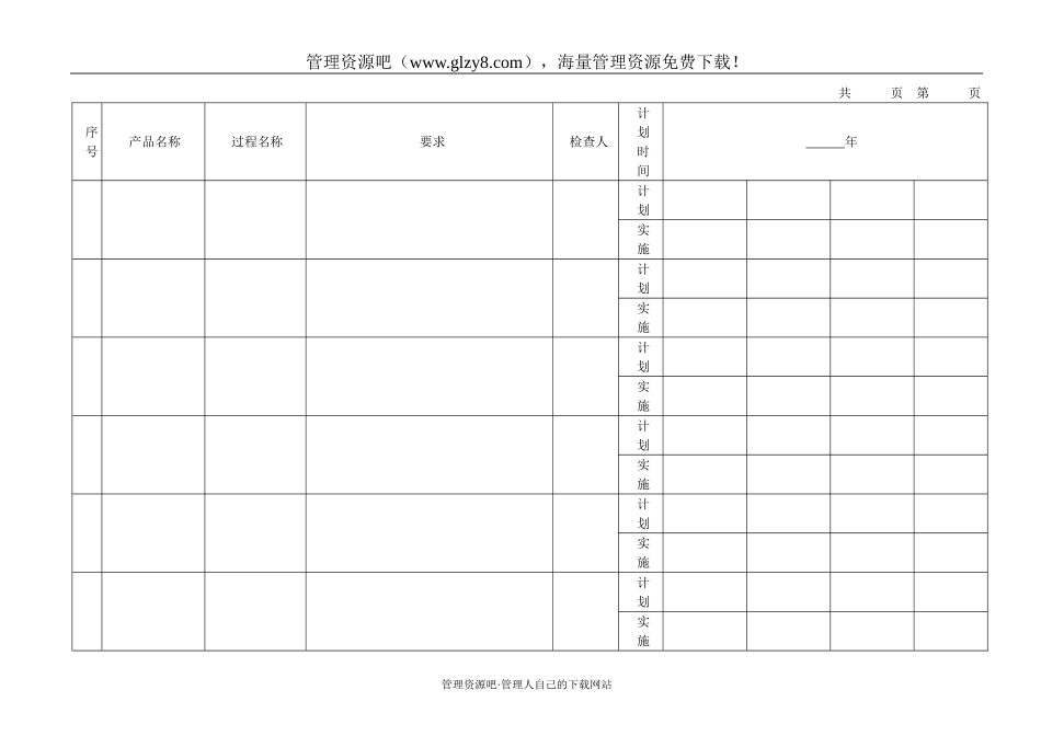 过程检查管理综合台账-080.doc_第1页