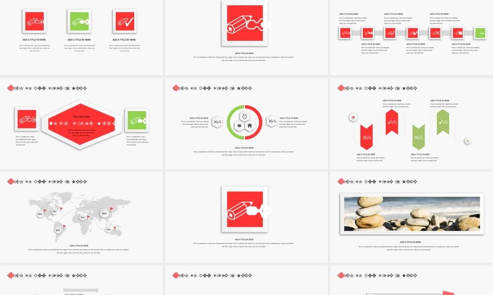 红色微粒体医疗医药PPT模板【PPTBOSS】.pptx