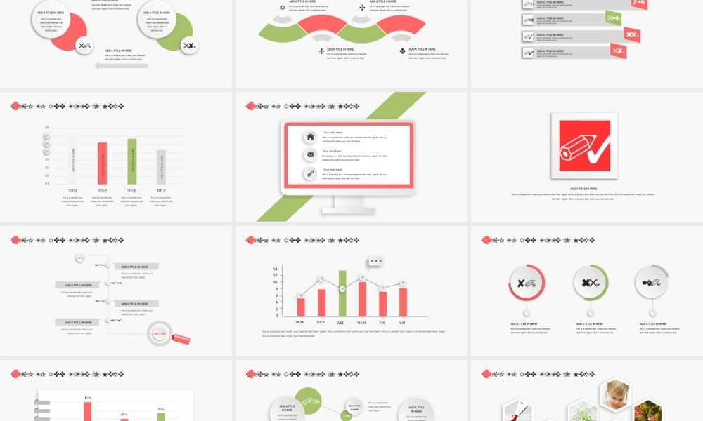 红色微粒体医疗医药PPT模板【PPTBOSS】.pptx