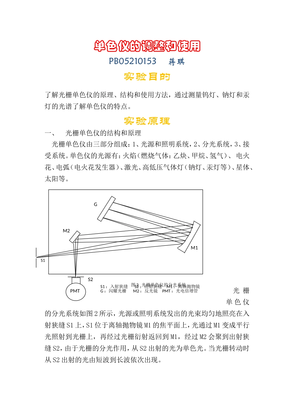 单色仪的调整和使用.doc_第1页