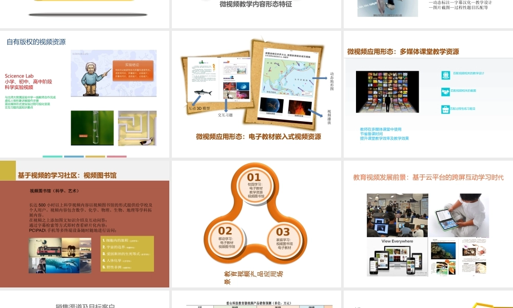 北京看山科技教育视频项目商业计划书.ppt