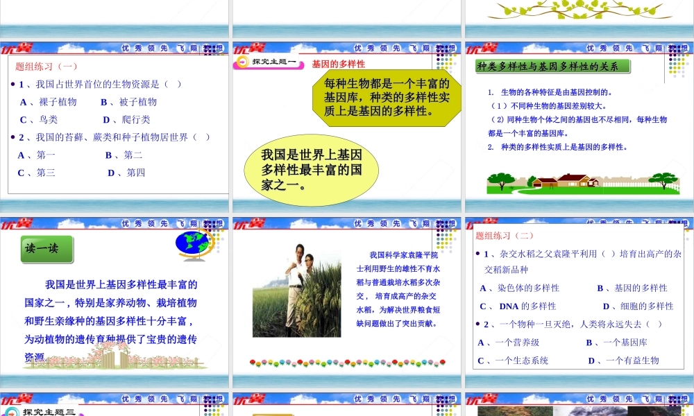 第二章认识生物的多样性.ppt